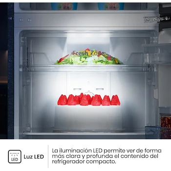 Imagen 2 de Hisense RT11N6WCX - Refrigerador Top Mount 11 Pies Cúbicos Gris 60x65x170cm (Ancho x Largo x Alto)