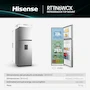 Miniatura de Hisense RT11N6WCX - Refrigerador Top Mount 11 Pies Cúbicos Gris 60x65x170cm (Ancho x Largo x Alto)