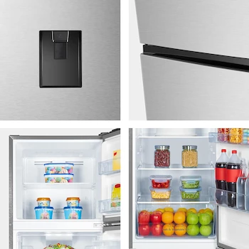 Imagen 4 de Hisense RT11N6WCX - Refrigerador Top Mount 11 Pies Cúbicos Gris 60x65x170cm (Ancho x Largo x Alto)
