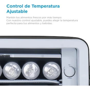 Imagen 5 de Midea MDRD93CCNB Frigobar Retro Look Always Cool Retro Series Negro 4 Pies Cúbicos 106 Litros