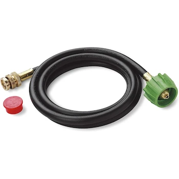 Imagen de referencia para Weber Manguera Adaptadora para Carrito Serie Q y Go-Anywhere, 6FT (1.83m), Negra, Modelo 6501, Conecta a Tanque Estándar 20 lb LP