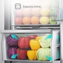 Miniatura de Hisense RS22N6GCX - Refrigerador Side by Side, 23 pies cúbicos, Dispensador de Agua, Control Digital Táctil, Total No Frost, Tecnología Inversor, 91x73x179 cm, Gris