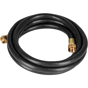 Imagen de referencia para Foset MGAN-30 Manguera Flexible Negra de PVC, Diámetro 3/8", Grosor de Pared 3.5 mm, Presión Máxima 250 PSI, con Conexiones, Longitud 3 m
