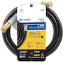 Miniatura de Foset MGAN-30 Manguera Flexible Negra de PVC, Diámetro 3/8", Grosor de Pared 3.5 mm, Presión Máxima 250 PSI, con Conexiones, Longitud 3 m