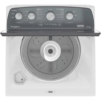 Imagen 2 de Whirlpool Lavadora Carga Superior Automática Modelo 8MWTW2224WJM 22 kg Blanca con Panel Chrome Shadow