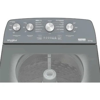 Imagen 3 de Whirlpool Lavadora Carga Superior Automática Modelo 8MWTW2224WJM 22 kg Blanca con Panel Chrome Shadow