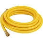 Miniatura de Foset MGA-50 Manguera Flexible Amarilla de PVC para Gas LP o Natural, 3/8" x 5 m con Conectores de Latón 3/8" x 3/8"