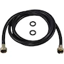 Miniatura de Eastman 60327N Manguera de Llenado para Lavadora de Goma Negra 8 ft (2.44 m) 3/4" FHT x 3/4" FHT