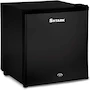 Miniatura de CUORY Frigobar Refrigerador Portátil Enfriador de Bebidas Compacto Una Puerta con Congelador Superior Acero Inoxidable Plataforma Mini Refrigerador Ultra Resistente Negro 46 Litros