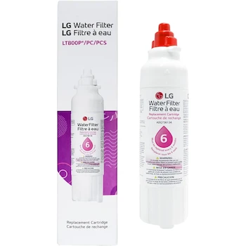 Imagen 2 de Filtro de Agua para Refrigerador LG LT800P, Modelo ADQ73613401, Compatible con Refrigeradores LG French Door y Side-by-Side con Slim Space Plus Ice System, Capacidad hasta 200 Galones / 6 Meses