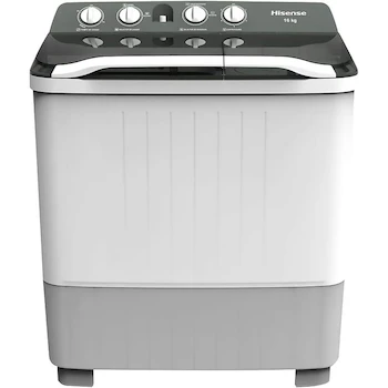 Imagen de referencia para Hisense WSA1603P Lavadora Semiautomática 2 Tinas 16 kg Lavado / 8 kg Centrifugado Color Blanco
