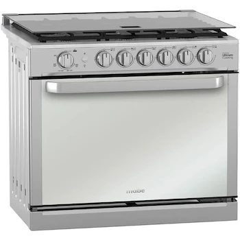 Imagen 3 de Estufa de Empotre a Gas Mabe 80 cm (30 pulgadas) Color Plata Mercury Modelo MA0C80400CI0 Capacidad de Horno 126.6 L