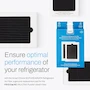 Miniatura de Nelipo Filtro de Aire para Refrigerador Negro, Modelo SCPUREAIR2PK, 2 Piezas, Serie PureAir