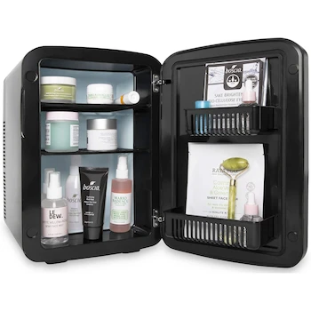 Imagen 5 de Cooluli Vibe Mini Refrigerador con Pizarrón Magnético, Modelo V15LE2BK, Capacidad 15L, Color Negro