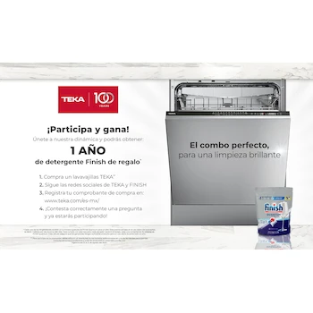 Imagen 5 de Teka DFS 26650 SS Lavavajillas Libre Instalación 60 cm Acero Inoxidable 13 Cubiertos