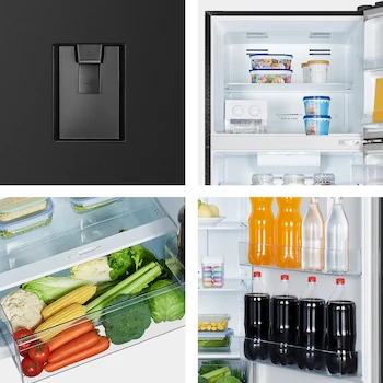 Imagen 4 de Hisense RT16N6BDX - Refrigerador Top Mount, 16.5 Pies Cúbicos, Negro, 70x69x185 cm (Ancho x Largo x Alto)