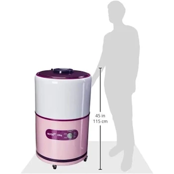 Imagen 2 de Lavadora Acros Una Tina Manual Redonda 15kg Rosa Modelo ALF-1551ER