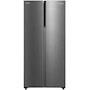 Miniatura de Refrigerador Automático Midea Side By Side Inverter Quattro Bru Steel 17 Pies Cúbicos con Wifi