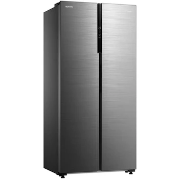 Imagen 4 de Refrigerador Automático Midea Side By Side Inverter Quattro Bru Steel 17 Pies Cúbicos con Wifi
