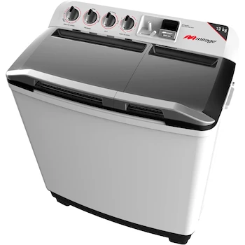 Imagen de referencia para Mirage LMS013M Lavadora Semi Automática Doble Tina 13kg Blanco