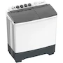 Miniatura de Lavadora Midea Semiautomática Dos Tinas 19Kg Twin Force Pulsator Blanca MT100W190/W-MX Impulsor de Doble Fuerza