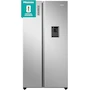 Miniatura de Hisense RS19N6WCX Refrigerador Side by Side, 519L (~19 pies), Acero Inoxidable Gris, 91.0 x 178.6 x 64.3 cm