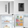 Miniatura de Hisense RS19N6WCX Refrigerador Side by Side, 519L (~19 pies), Acero Inoxidable Gris, 91.0 x 178.6 x 64.3 cm