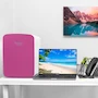 Miniatura de Cooluli Infinity Minirefrigerador Portátil de 15 Litros, Enfriador y Calentador, Color Rosado