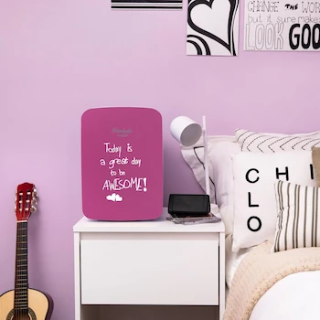 Imagen 5 de Cooluli Infinity Minirefrigerador Portátil de 15 Litros, Enfriador y Calentador, Color Rosado