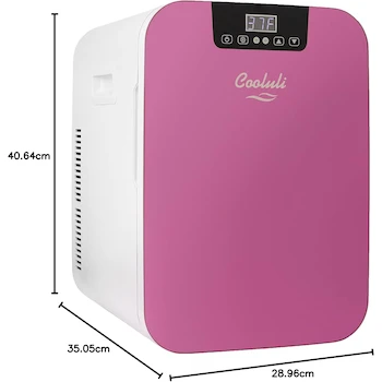 Imagen 3 de Cooluli Concord 20L Mini Fridge, Model C20LDXP, Pink