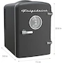 Miniatura de Frigidaire EFMIS171-BLACK Mini Nevera Personal Portátil Retro - Capacidad 4 Litros, 6 Latas, Negro