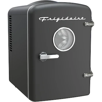 Imagen 3 de Frigidaire EFMIS171-BLACK Mini Nevera Personal Portátil Retro - Capacidad 4 Litros, 6 Latas, Negro