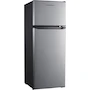 Miniatura de Refrigerador Hamilton Beach Dos Puertas Top Mount 8 ft (226 Litros) Color Plata Modelo HBR80TS1E