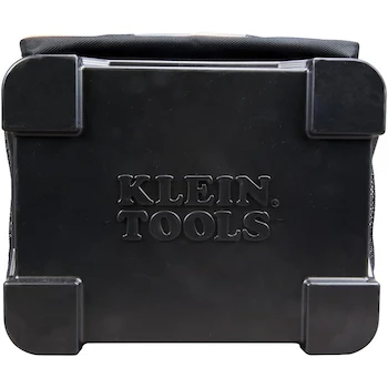 Imagen 4 de Klein Tools Tradesman Pro Soft-Sided Insulated Lunch Box Cooler, Model 55601, Black/Gray/Orange Trim, 12-Quart Capacity