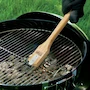 Miniatura de Weber 6464 Cepillo para Parrilla de Bambú 18 Pulgadas (45.72 cm) con Mango de Bambú y Cerdas de Acero Inoxidable