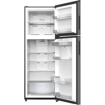 Imagen 3 de Refrigerador Aucma Top Mount 11 Pies Cúbicos con Despachador de Agua Color Negro Modelo ARTMF11XXHXD