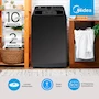Miniatura de Midea MA512W16/T Lavadora Automática Carga Superior, 16 kg, Titanium