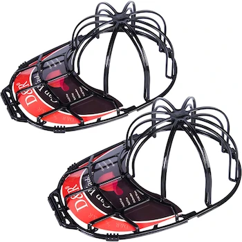 Imagen de referencia para Paquete de 2 Estuches para Lavar Sombreros de Béisbol en Lavadora Der Rose Modelo XMQ05 Color Negro Tamaño 36x22x14 cm