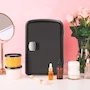 Miniatura de Hukën Mini Refri Fresh Lux | Mini-Fridge 4L | Refrigerador Portátil Frío/Caliente | Skin Care | Compacto | Color Negro | Modelo HU-F-4BLACK