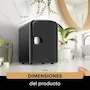 Miniatura de Hukën Mini Refri Fresh Lux | Mini-Fridge 4L | Refrigerador Portátil Frío/Caliente | Skin Care | Compacto | Color Negro | Modelo HU-F-4BLACK