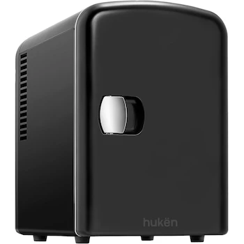 Imagen 4 de Hukën Mini Refri Fresh Lux | Mini-Fridge 4L | Refrigerador Portátil Frío/Caliente | Skin Care | Compacto | Color Negro | Modelo HU-F-4BLACK