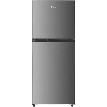 Imagen alusiva al producto Refrigerador TCL 11 Pies Cúbicos TDD11S Top Mount Doble Puerta Color Plata Gris