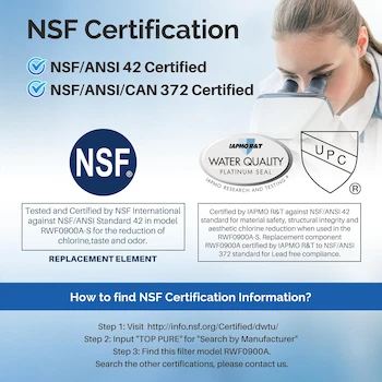 Imagen 3 de ICEPURE UKF8001 - Filtro de Agua para Refrigerador Compatible con Maytag UKF8001, UKF8001AXX, UKF8001AXX-200, Whirlpool 4396395, 469005, 469006, EveryDrop Filter 4, EDR4RXD1, Puriclean II, RWF0900A, RFC0900A, 3 Unidades