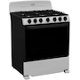 Miniatura de Mabe - Estufa de Piso a Gas 76 cm, 6 Quemadores, Color Plata Mercury, Modelo EM7622BAPS2, Capacidad de Horno 126.6 L
