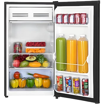 Imagen 5 de TCL TSD44B Refrigerador 4.4 Pies Cúbicos (124 Litros) Compacto con Congelador Interno, Negro