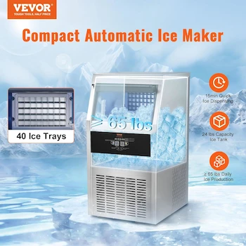 Imagen 2 de VEVOR Comercial Nevera/Congelador Combo Acero Inoxidable 6 Puertas Modelo YBF-9236