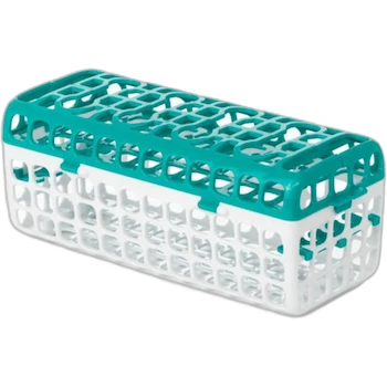 Imagen de referencia para OXO Tot 62123700 Canastilla Lavavajillas para Partes de Biberones y Accesorios, Color Agua (Teal), 28 cm, Multicolor