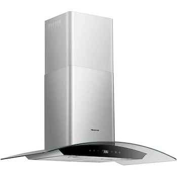Imagen 3 de Hisense HHW902WS Campana Extractora de Pared 90 cm, 800 m³/h Boost, 650 m³/h Máx, Recirculación, 3 Velocidades, Filtro Fácil Limpieza, Acero Inoxidable