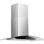 Miniatura de Hisense HHW902WS Campana Extractora de Pared 90 cm, 800 m³/h Boost, 650 m³/h Máx, Recirculación, 3 Velocidades, Filtro Fácil Limpieza, Acero Inoxidable