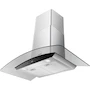 Miniatura de Hisense HHW902WS Campana Extractora de Pared 90 cm, 800 m³/h Boost, 650 m³/h Máx, Recirculación, 3 Velocidades, Filtro Fácil Limpieza, Acero Inoxidable